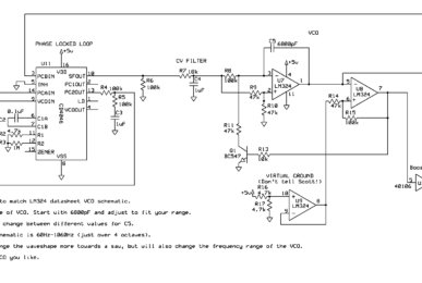 CMOS PLL Synced Oscillator
